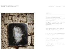 Tablet Screenshot of marcostefanucci.com